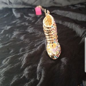 Betsy Johnson stiletto necklace